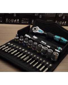 维拉8100SA6，万向棘轮套筒扳手套装，全新