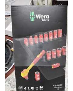 维拉8100SB VDE 1，绝缘棘轮扳手套装，全新