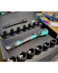 维拉8100 SB12，快速棘轮扳手套筒套装，全新