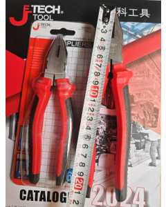 捷科钢丝钳双色柄