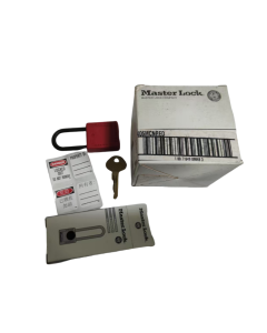 玛斯特，406MCNRED工程塑料安全锁，全新