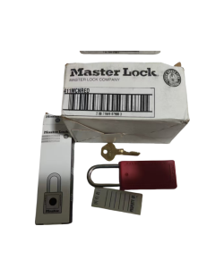 玛斯特，411MCNRED工程塑料安全锁，全新