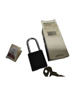 玛斯特，410MCNBLK工程塑料安全锁，全新