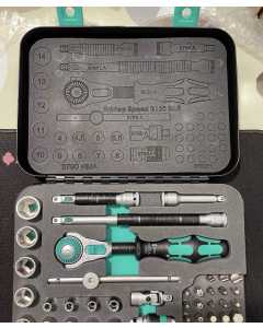 维拉8100 SA2，快速棘轮扳手套筒套装，全新